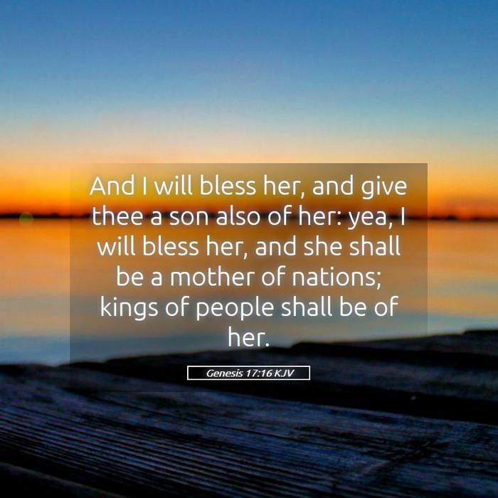 Genesis 17:16 KJV Bible Study