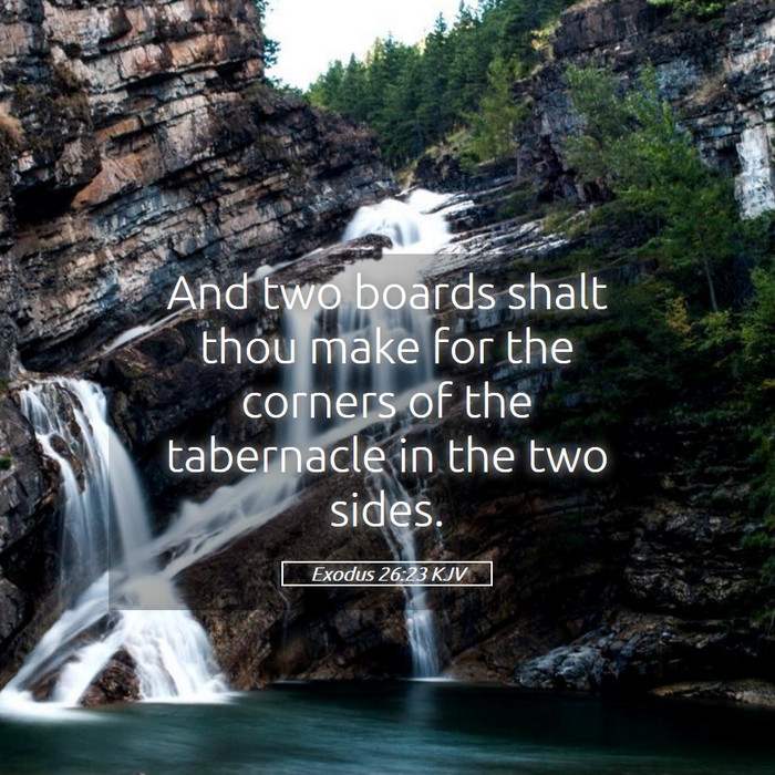 Exodus 26:23 KJV Bible Study