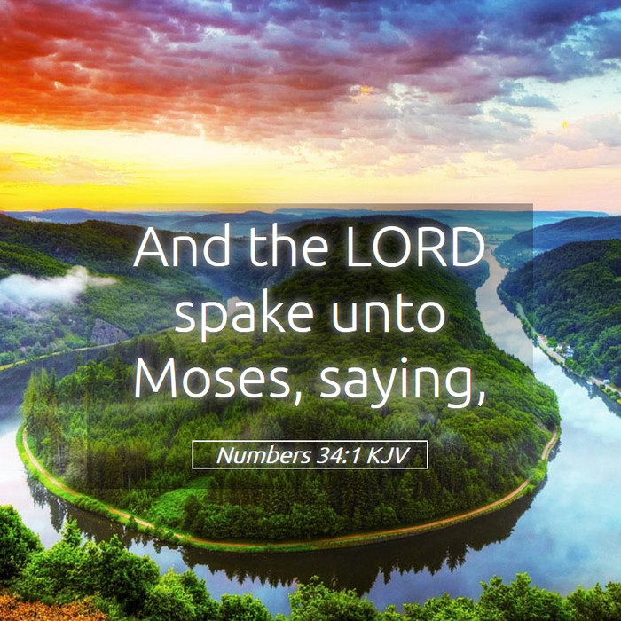 Numbers 34:1 KJV Bible Study
