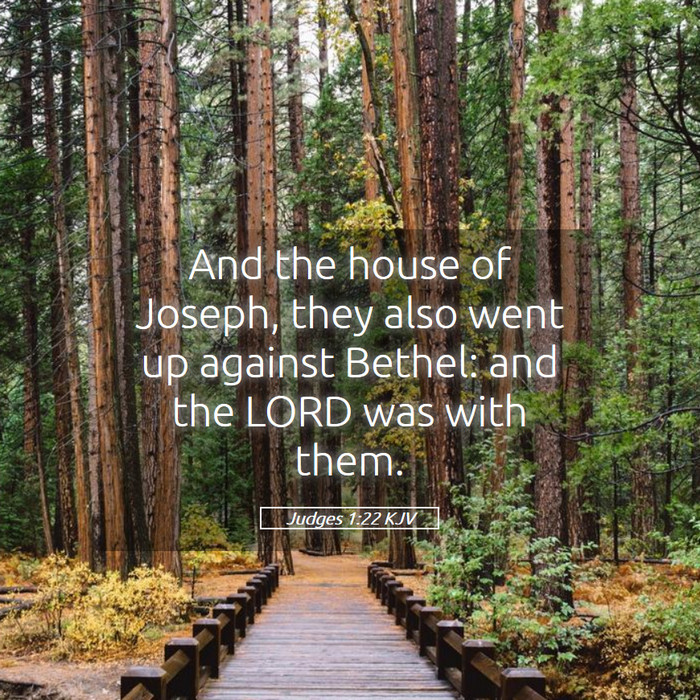 Judges 1:22 KJV Bible Study
