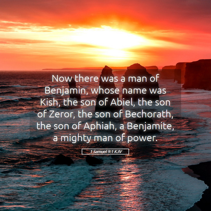 1 Samuel 9:1 KJV Bible Study