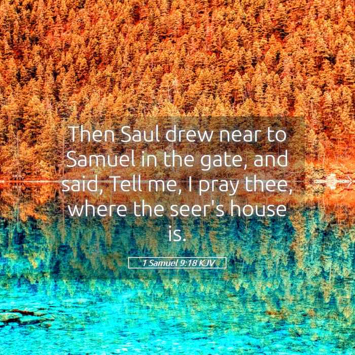 1 Samuel 9:18 KJV Bible Study