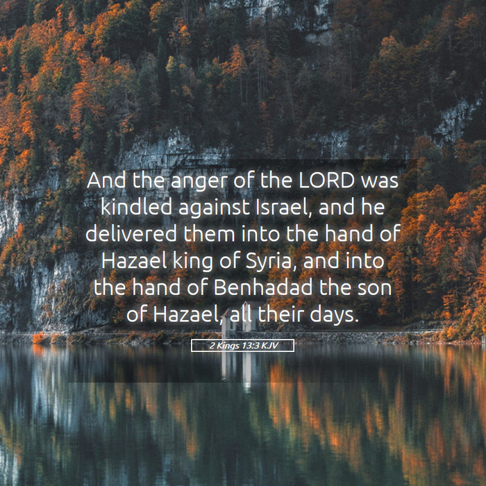 2 Kings 13:3 KJV Bible Study