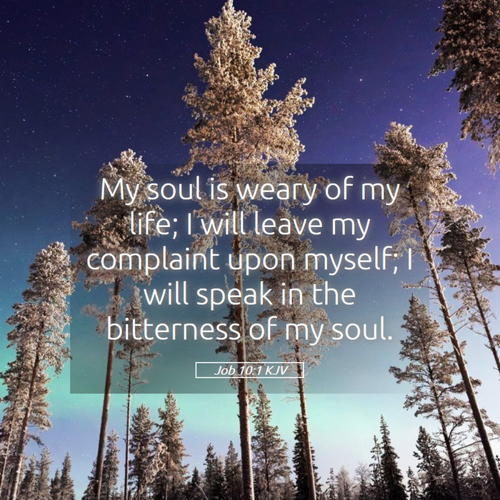 Job 10:1 KJV Bible Study
