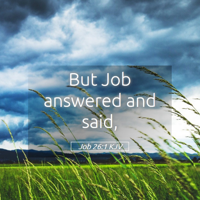 Job 26:1 KJV Bible Study