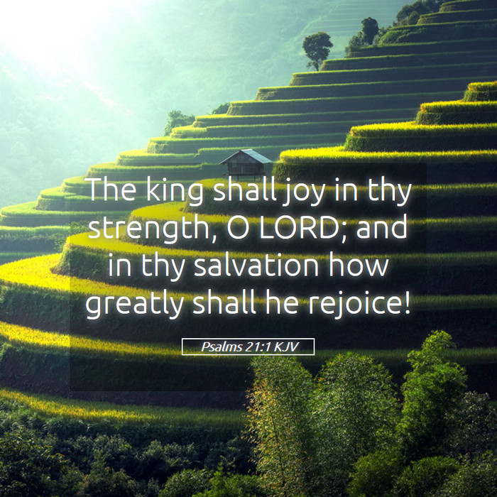 Psalms 21:1 KJV Bible Study
