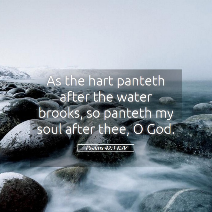 Psalms 42:1 KJV Bible Study