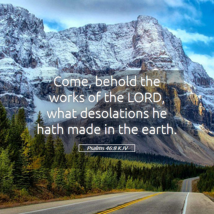 Psalms 46:8 KJV Bible Study