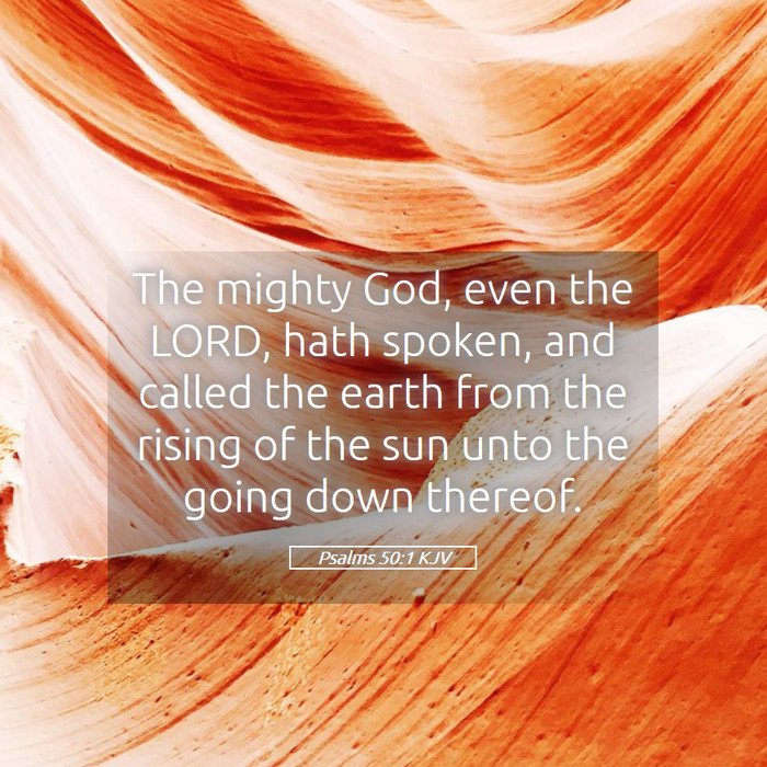 Psalms 50:1 KJV Bible Study