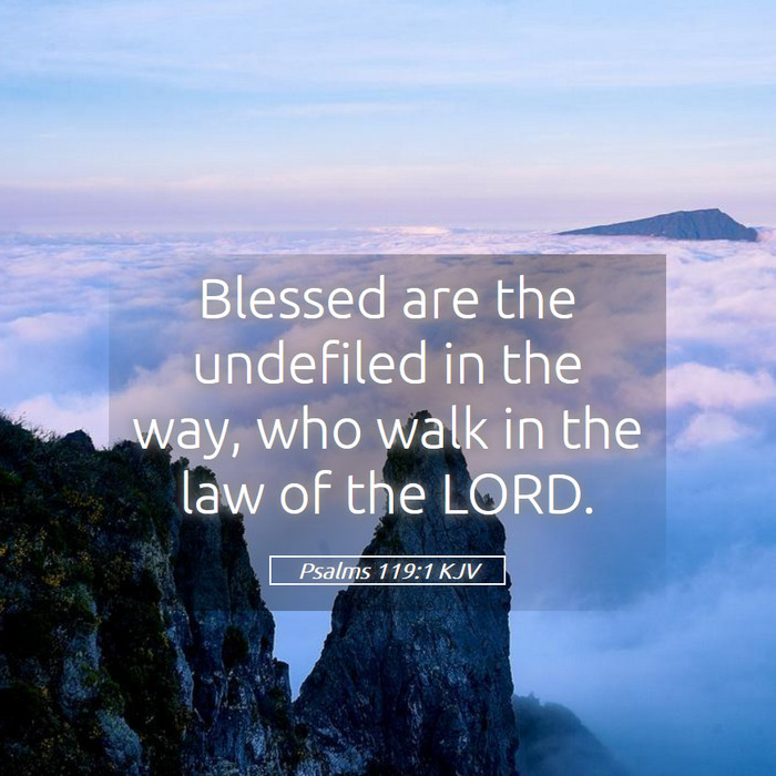 Psalms 119:1 KJV Bible Study