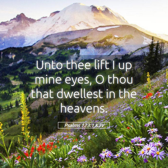 Psalms 123:1 KJV Bible Study