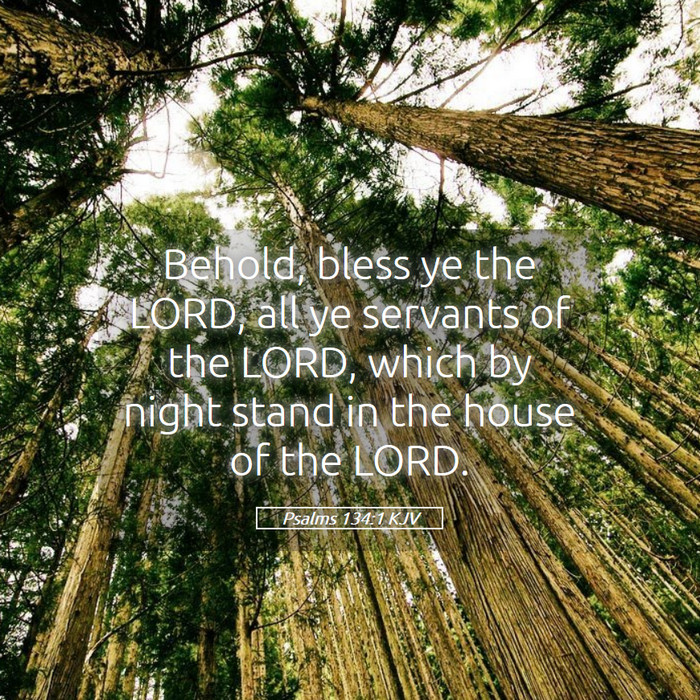 Psalms 134:1 KJV Bible Study