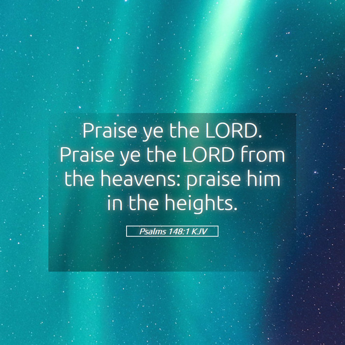 Psalms 148:1 KJV Bible Study