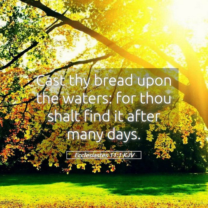 Ecclesiastes 11:1 KJV Bible Study