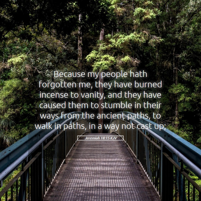 Jeremiah 18:15 KJV Bible Study