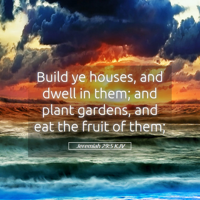Jeremiah 29:5 KJV Bible Study