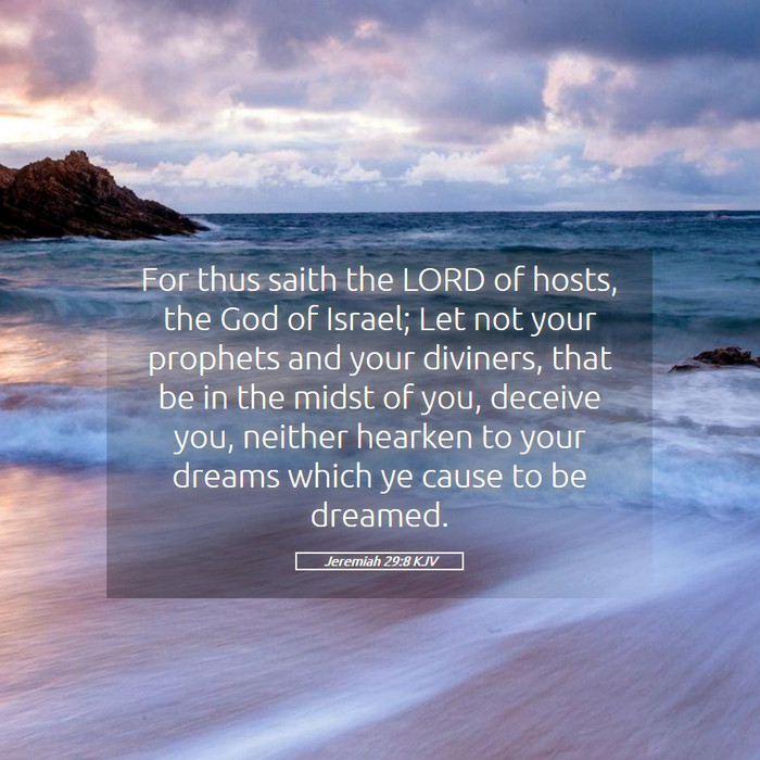 Jeremiah 29:8 KJV Bible Study