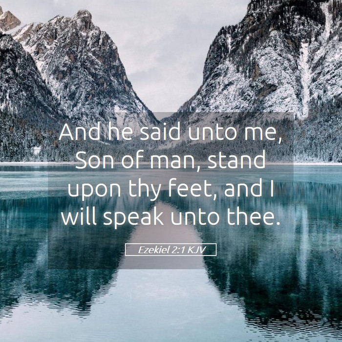 Ezekiel 2:1 KJV Bible Study