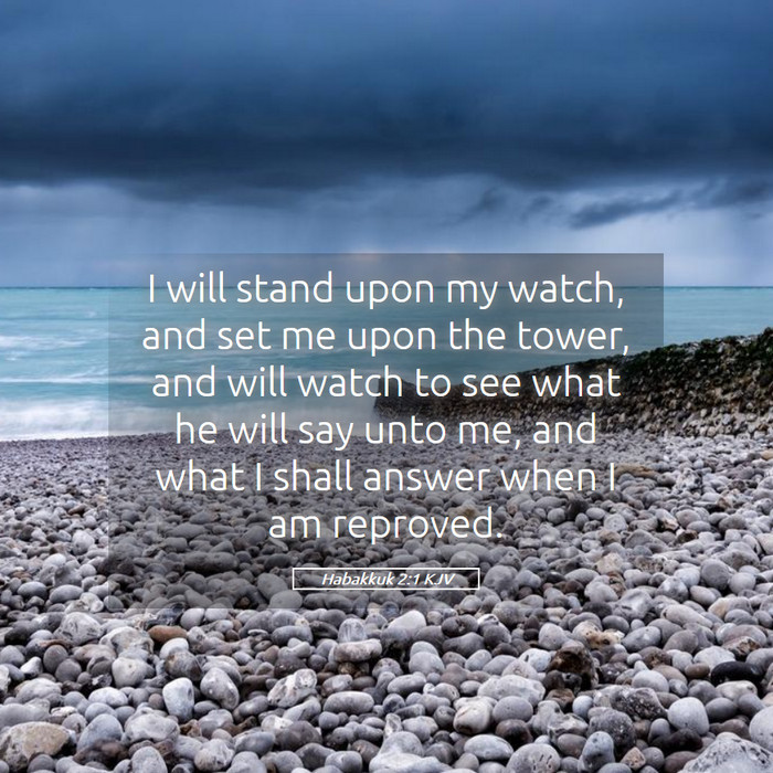 Habakkuk 2:1 KJV Bible Study