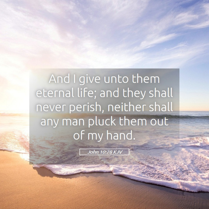 John 10:28 KJV Bible Study