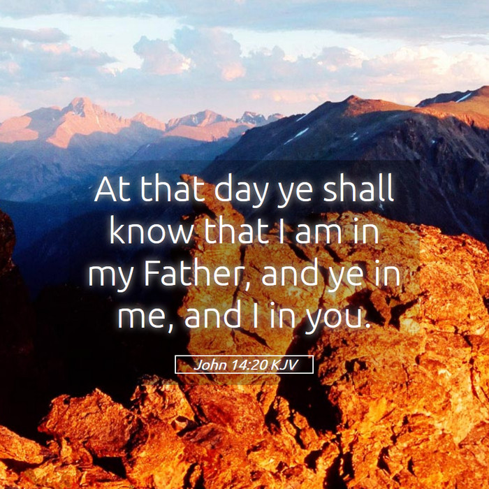 John 14:20 KJV Bible Study