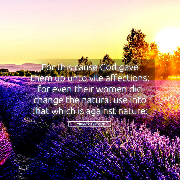 Romans 1:26 KJV Bible Study