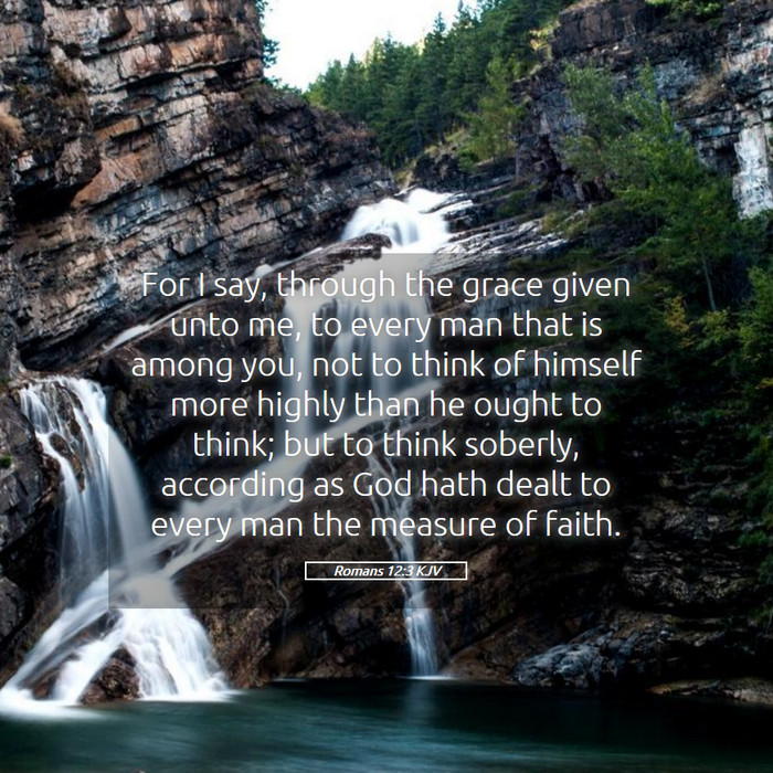 Romans 12:3 KJV Bible Study
