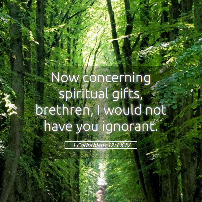 1 Corinthians 12:1 KJV Bible Study