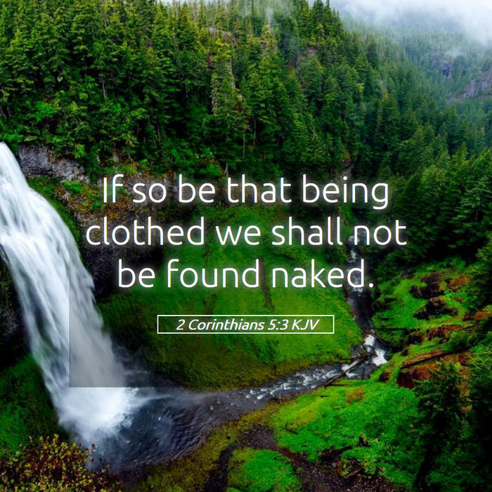 2 Corinthians 5:3 KJV Bible Study