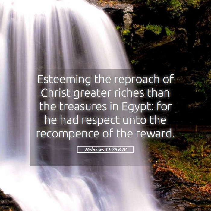 Hebrews 11:26 KJV Bible Study