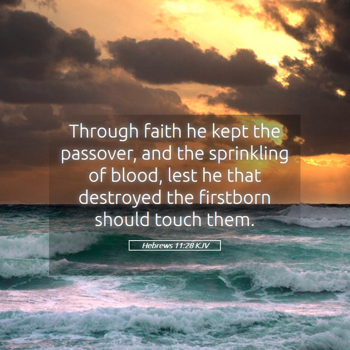 Hebrews 11:28 KJV Bible Study