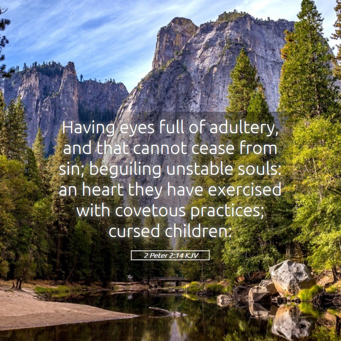 2 Peter 2:14 KJV Bible Study