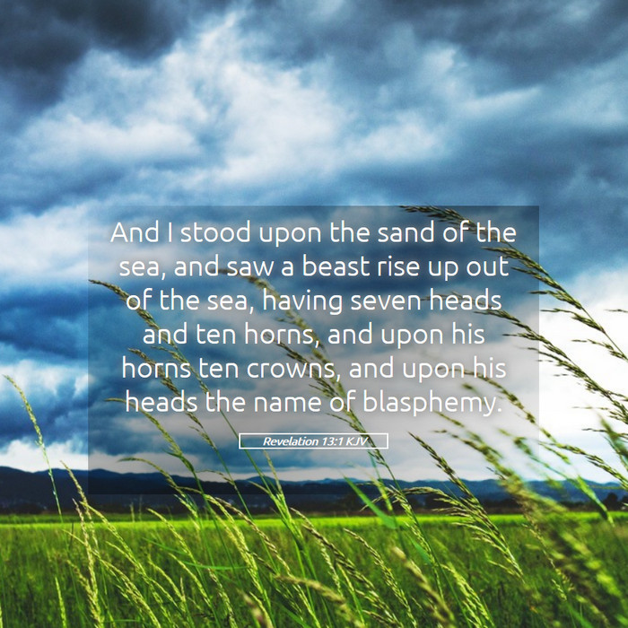 Revelation 13:1 KJV Bible Study