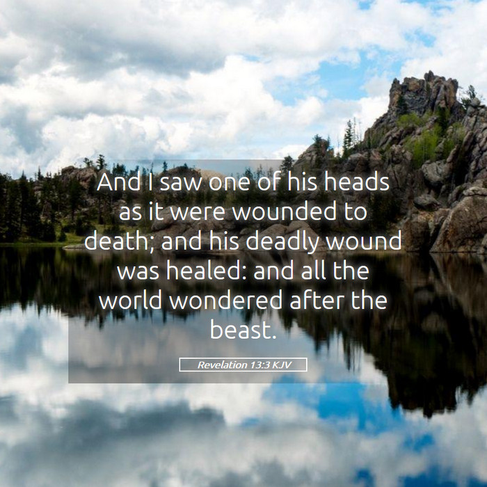 Revelation 13:3 KJV Bible Study
